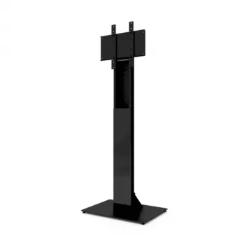 HI-ND MOUNTS HI-ND Bodenständer Glas Universal 49-65 Zoll LCD-Display Bodenständer - Schwarz (RAL 9005) FS0000-5001-02