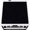 Electrolux LKR64023AW Freistehender Elektroherd mit Glaskeramik-Kochfeld, 4 Zonen, 58L Backofen, Weiß