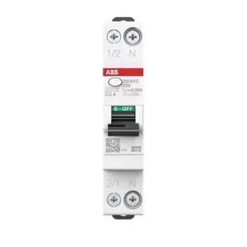 ABB DS301CA-C20/0,03 RCBO 1P+N Typ A C20 30mA 6kA 2CSR255163R1204