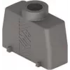 ILME TMAV24.32 Hohe T-Typ Haube, Größe 104.27, 4 Schrauben, 1x M32 Gerader Eingang, Grau