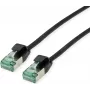 ROLINE RM U/FTP Patchkabel Cat.6A Class EA Slim Schwarz 1,5m 21.45.3354