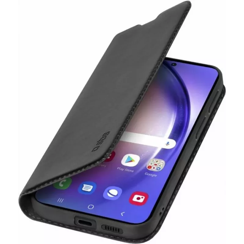 SBS Mobile Wallet-Hülle für Samsung Galaxy A55 5G, Schwarz TEBKLITESAA55K