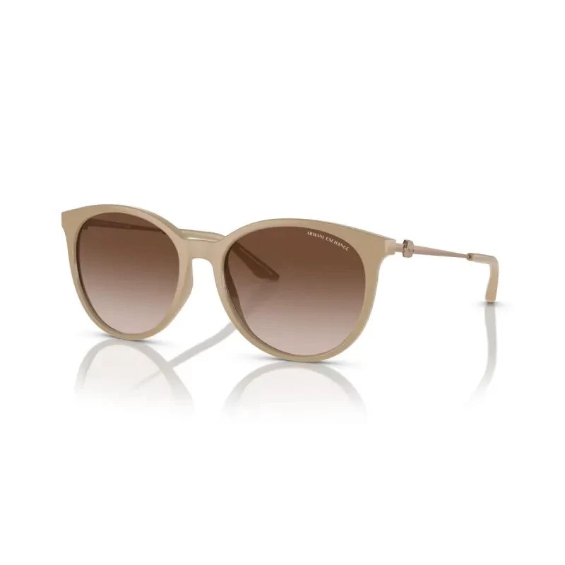 Armani Exchange Damen-Sonnenbrille eckig AX4140S 834213 Havana Braun Gradient 55/17/140 mm