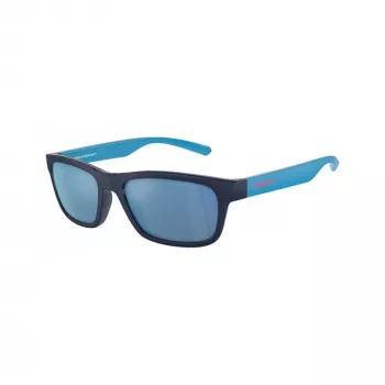 Arnette AN4340-275422 Unisex rechteckige Sonnenbrille, mattschwarzes Gestell, dunkelgraue Gläser, 53mm