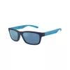 Arnette AN4340-275422 Unisex rechteckige Sonnenbrille, mattschwarzes Gestell, dunkelgraue Gläser, 53mm