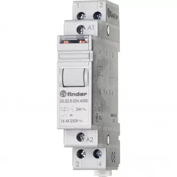Finder 20.28.9.024.4000 Stromstoßrelais 24V AC/DC 2NO 8A