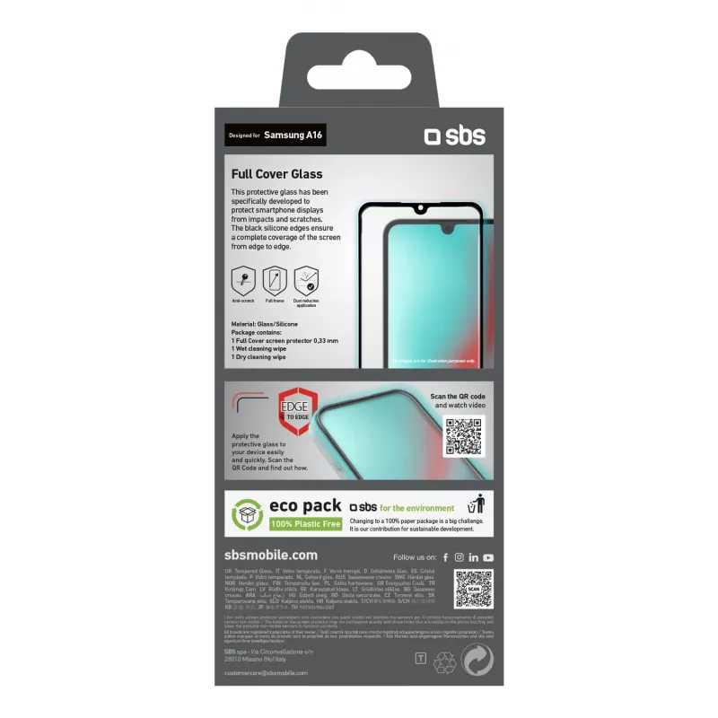 SBS MOBILE SBS Glas SP Full Cover Galaxy A16 (TESCRFCSAA16)