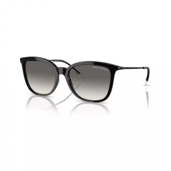 Armani Exchange Damen-Sonnenbrille Eckig AX4151S 815811 Schwarz/Grau Verlauf 55mm