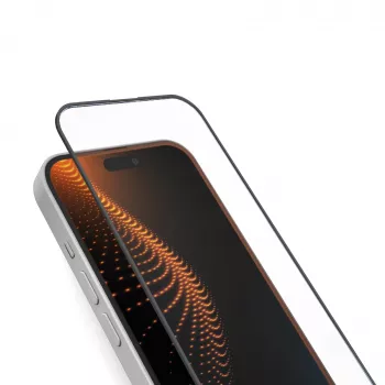 SBS Mobile Displayschutzfolie aus gehärtetem Glas für Apple iPhone 16e, 14, 13 Pro, 13 – 9H, 0,3 mm, oleophob, blasenfrei, 1er-Pack TEAPPLD3OIPSE25