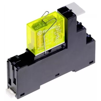 Finder 48.12.9.024.5050M Relais 24V DC DPDT 8A Steckrelais