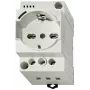 Finder Steckdose für Schaltschrank 7U.00.8.230.0010 Grau (RAL 7035) 16A 230V DIN-Schiene