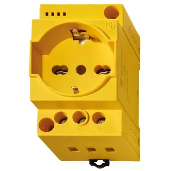 Finder Schaltschrank-Steckdose 7U.00.8.230.0002 Gelb