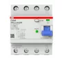 ABB Typ B RCCB 4P 25A 30mA 3kA 4 Module F204B-25/0.03-4TE 2CSF204568R1250
