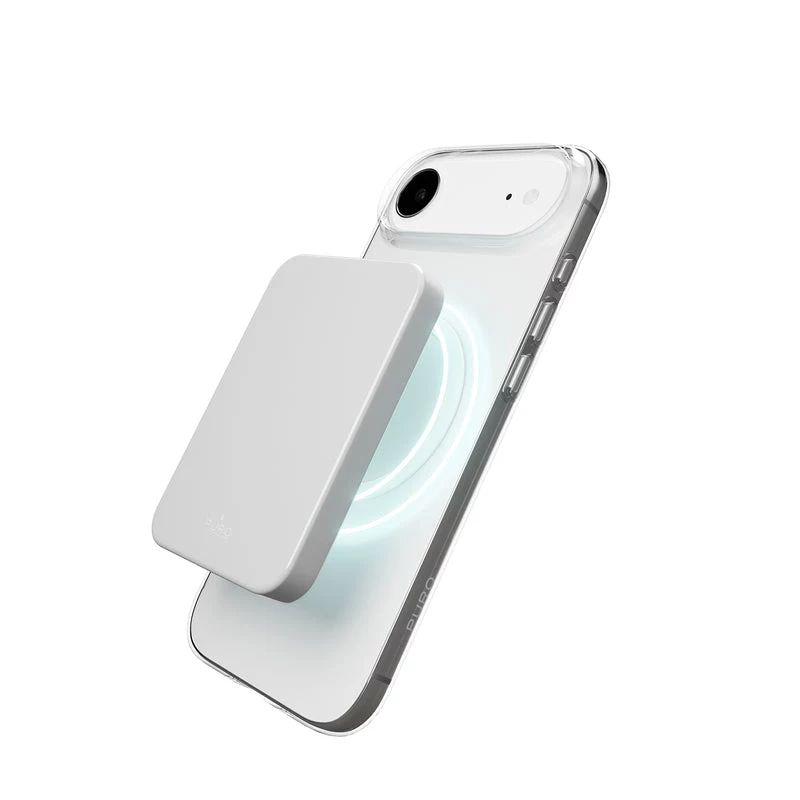 PURO Transparente Hülle für Apple iPhone 17 Air – Kratzfest, MagSafe, Transparent PUIPC176603MAGTRGRS