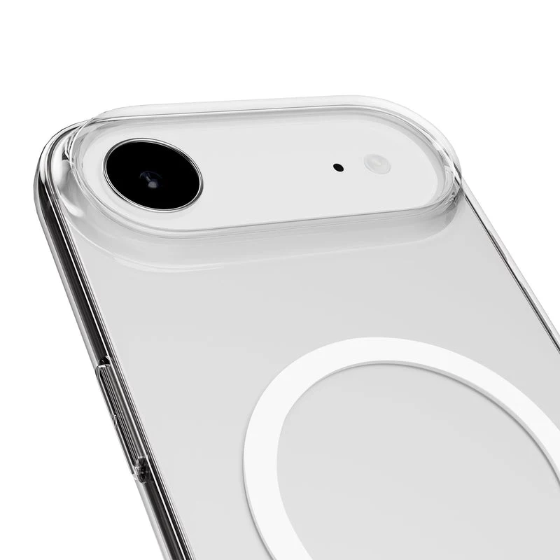 PURO Transparente Hülle für Apple iPhone 17 Air – Kratzfest, MagSafe, Transparent PUIPC176603MAGTRGRS