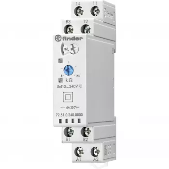 Finder 72.51.0.240.0000 Spannungsüberwachungsrelais, 240 V AC, 2 CO, DIN-Schiene