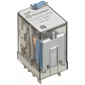 Finder 56.32.9.024.0000 Steckrelais 24 V DC 12 A 2 Wechsler