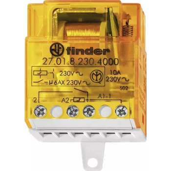 Finder 27 Serie Impulsrelais 1 NO 10 A 230 V AC DIN-Schiene 27.01.8.230.4000