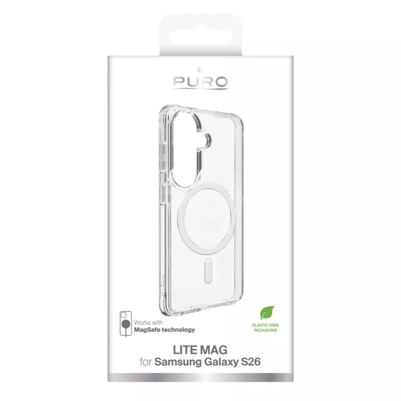 SBS Mobile Hülle für Samsung Galaxy S26 Lite MagSafe Transparente TPU-Hülle PUSGS26LITEMAGTR