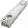 Finder LED-Schaltschrankleuchte mit Schuko-Steckdose, 6W, 1000lm, 4000K, Weiß/Transparent, 360mm 7L.55.8.230.4200