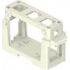 ILME COB03/3BC Modulhalter für 3x 21,21 mm Einsätze, Thermoplast, Schwarz
