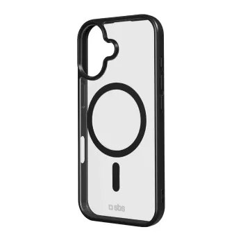 SBS Hülle Apple iPhone 17 Transparent Schwarz MagSafe-kompatibel TEMAGCOLIP1763K