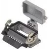 ILME CHI16LS Oberflächenmontagegehäuse, Größe 77.27, Aluminium-Druckguss, Grau, Einzelhebel, IP65, M25