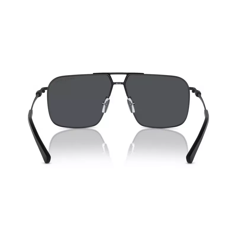 Armani Exchange Herren eckige Sonnenbrille AX2050S609980 Mattschwarz/Dunkelgrau 60mm