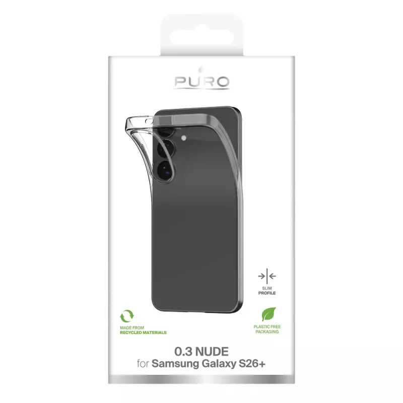 SBS Mobile Hülle für Samsung Galaxy S26+ - Nude Transparent TPU Back Cover PUSGS26P03NUDETR