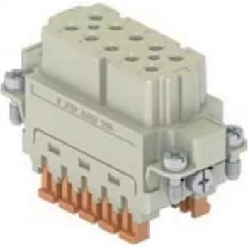 ILME CSAHF10 Buchseneinsatz 10P+PE Silber SQUICH 16A 250V Größe 49.16