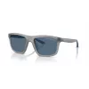 Armani Exchange Herren Rechteckige Sonnenbrille AX4149SU 83638 Mattschwarz/Dunkelgrau