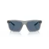 Armani Exchange Herren Rechteckige Sonnenbrille AX4149SU 83638 Mattschwarz/Dunkelgrau