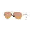 Versace VE2283-1002EL Herren-Sonnenbrille, schwarzes Gestell, graue Gläser, 61mm
