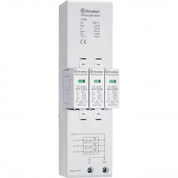 Finder 7P.03.8.255.S007 Kombi-Ableiter Typ 1+2 für dreiphasige TN-C-Netze