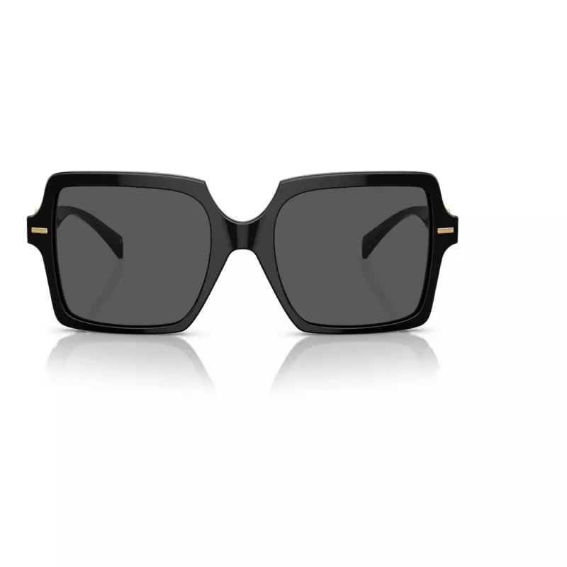 Versace VE4441 GB1-87 Damen-Sonnenbrille, eckig, Schwarz/Grau, 55mm