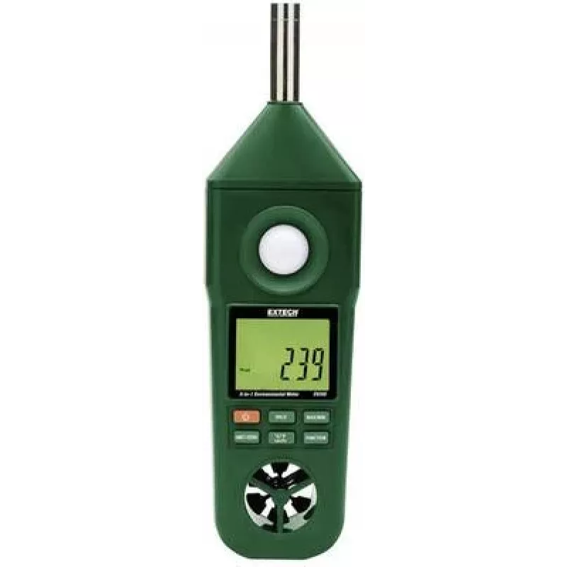 Extech EN300 5-in-1 Umweltmessgerät: Anemometer, Hygrometer, Luxmeter, Thermometer, Schallpegelmesser
