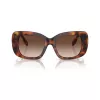 Burberry BE4410-331613 Damen Cat-Eye-Sonnenbrille, Havana/Braun Gradient, 52/18/140 mm