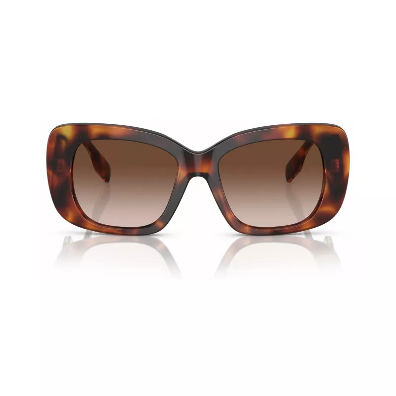 Burberry BE4410-331613 Damen Cat-Eye-Sonnenbrille, Havana/Braun Gradient, 52/18/140 mm