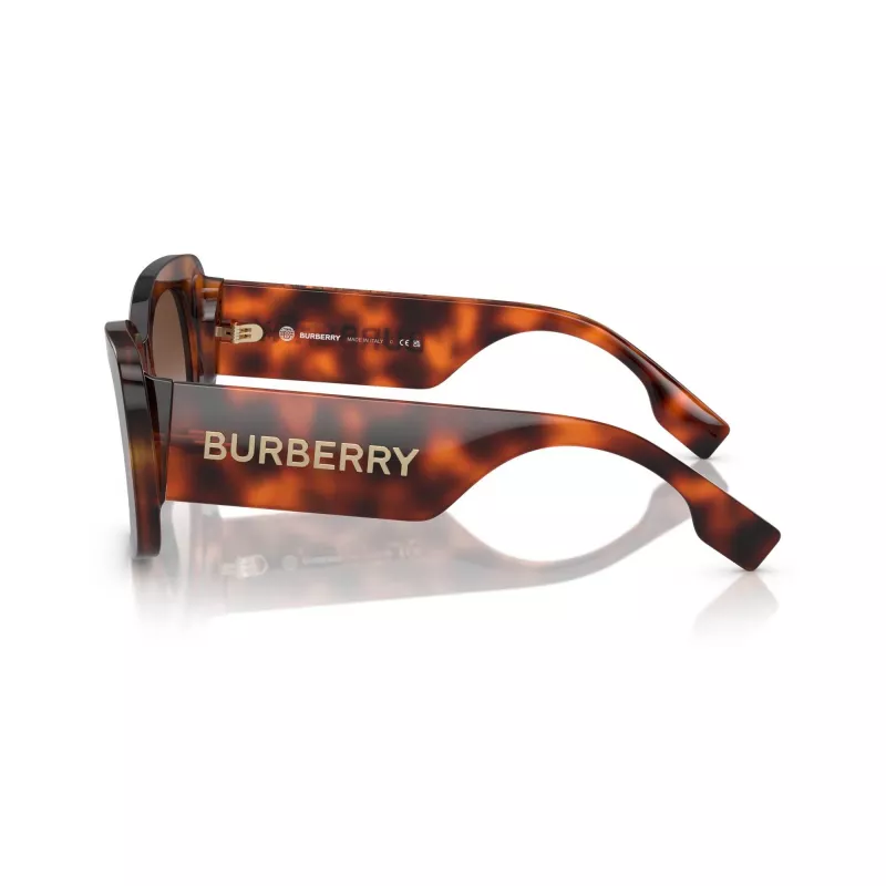 Burberry BE4410-331613 Damen Cat-Eye-Sonnenbrille, Havana/Braun Gradient, 52/18/140 mm
