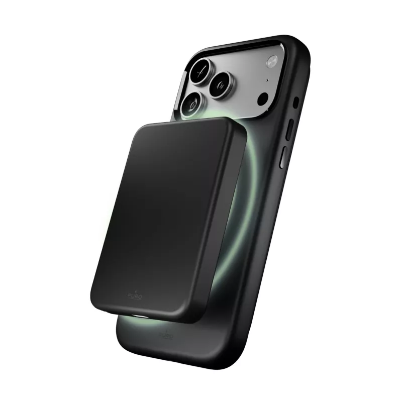 PURO Icon Magnetic Hülle für Apple iPhone 17 Pro Max Schwarz MagSafe-kompatibel