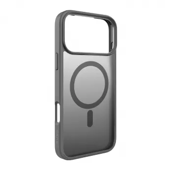 PURO Rückseitenhülle für Apple iPhone 17 Pro Max, graues TPU, MagSafe-kompatibel