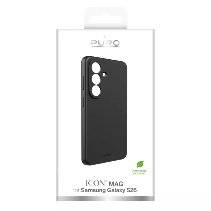 SBS Mobile Icon Collection Schutz-Rückseitenschale für Samsung Galaxy S26 – Schwarz PUSGS26ICONBLK