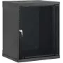 Intellinet 19 inch Wandgehäuse Rack, Basic Line, 12U, 400 mm Tiefe, Schwarz RAL 9005 (716697)