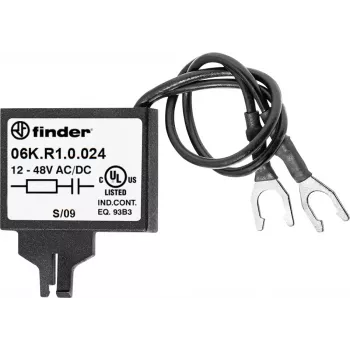 Finder RC-Entstörmodul 06K.R1.0.024 für 24V AC/DC Relaisspulen