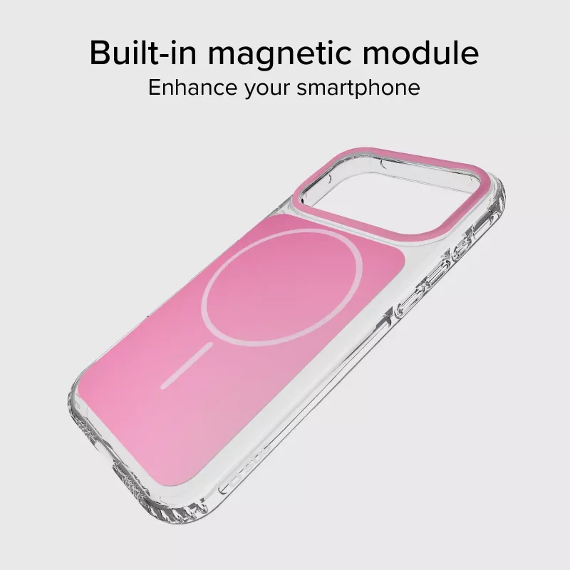 SBS Block Hülle für iPhone 18 Pro Max, MagSafe-kompatibel, Pink