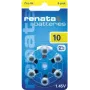 Renata ZA10 Zink-Luft PR70 Hörgerätebatterie 105 mAh 1,4 V 6er-Pack ZA10.DP6 0HG