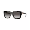 Vogue VO5575SBW448G Damen-Sonnenbrille, quadratisches Acetatgestell, Schwarz, Graue Gradientgläser, 55mm