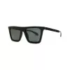 Versace VE4468UGB187 Damen Cat-Eye-Sonnenbrille, schwarzes Gestell, dunkelgraue Gläser, 53-19-140 mm
