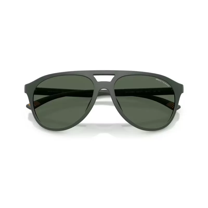 Armani Exchange AX4156SU 83777 Herren-Sonnenbrille Mattschwarz/Dunkelgrau 59mm