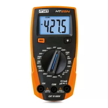 HT Instruments HT25N Digitalmultimeter CAT III 600V, 2000 Counts 1010170